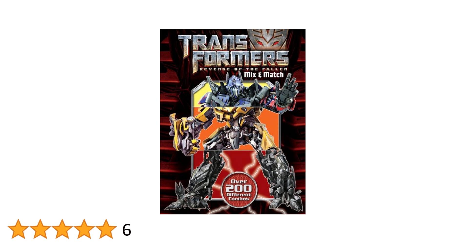 絵本・児童書 Revenge of the Fallen Mix and Match 絵本・児童書 Revenge of the Fallen Mix and Match